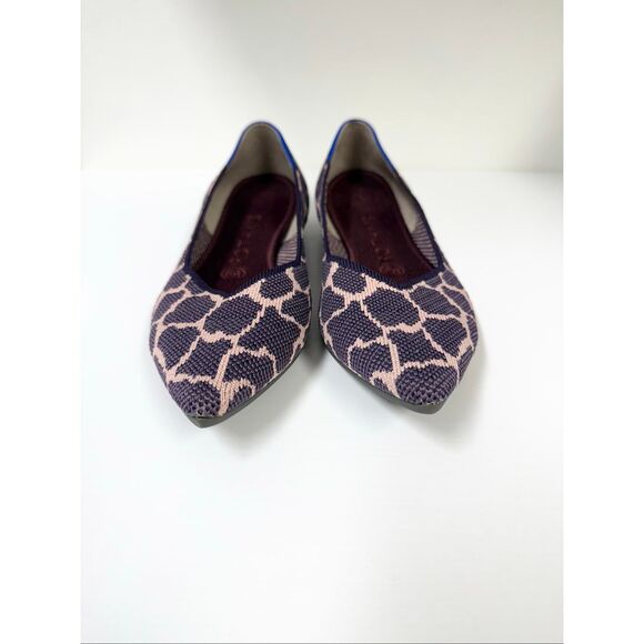 Rothy's Violet Giraffe Point Flats 8.5 Animal Print - Picture 5 of 6